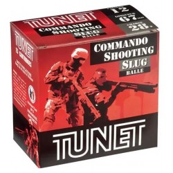 25 CARTOUCHES TUNET COMMANDO SHOOTING SLUG  12/67