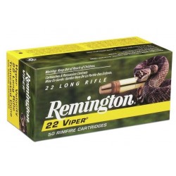 Munitions Remington 22 lr cuivrée VIPER HV 36 grains