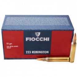 Munitions Fiocchi 223 Rem FMJ 55 gr