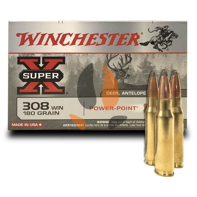 Winchester Super X, munitions de chasse au calibre 308 Winchester d...