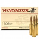 Munitions 308 Winchester Full Metal Jacket 147 Grs