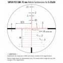 Lunette de tir VORTEX VIPER PST Gen II 5-25x50 réticule EBR-7C Mrad