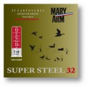 CARTOUCHE MARY ARM SUPER-STEEL 32 / CAL. 12 - 32 G