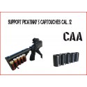 Support picatinny 5 cartouches cal .12