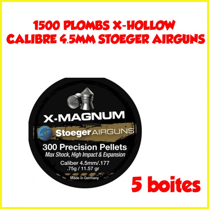 Plomb 4.5 mm Stoeger X-Hollow