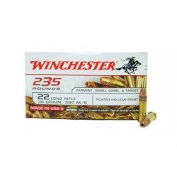 Cartouches à balle Winchester 22LR PHP 235 cartouches
